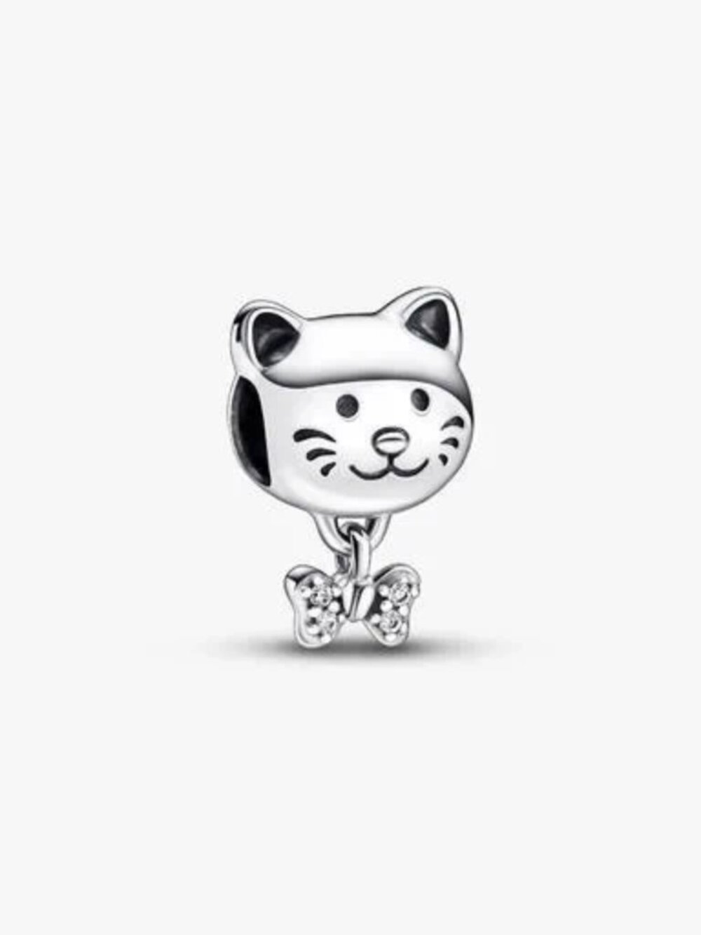 cat and bow charm from pandora